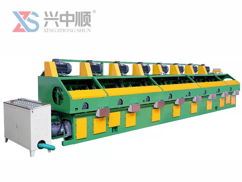 Mirror and hair-line finish polishing system Round Square Pipe Automatic Polishing Machine
