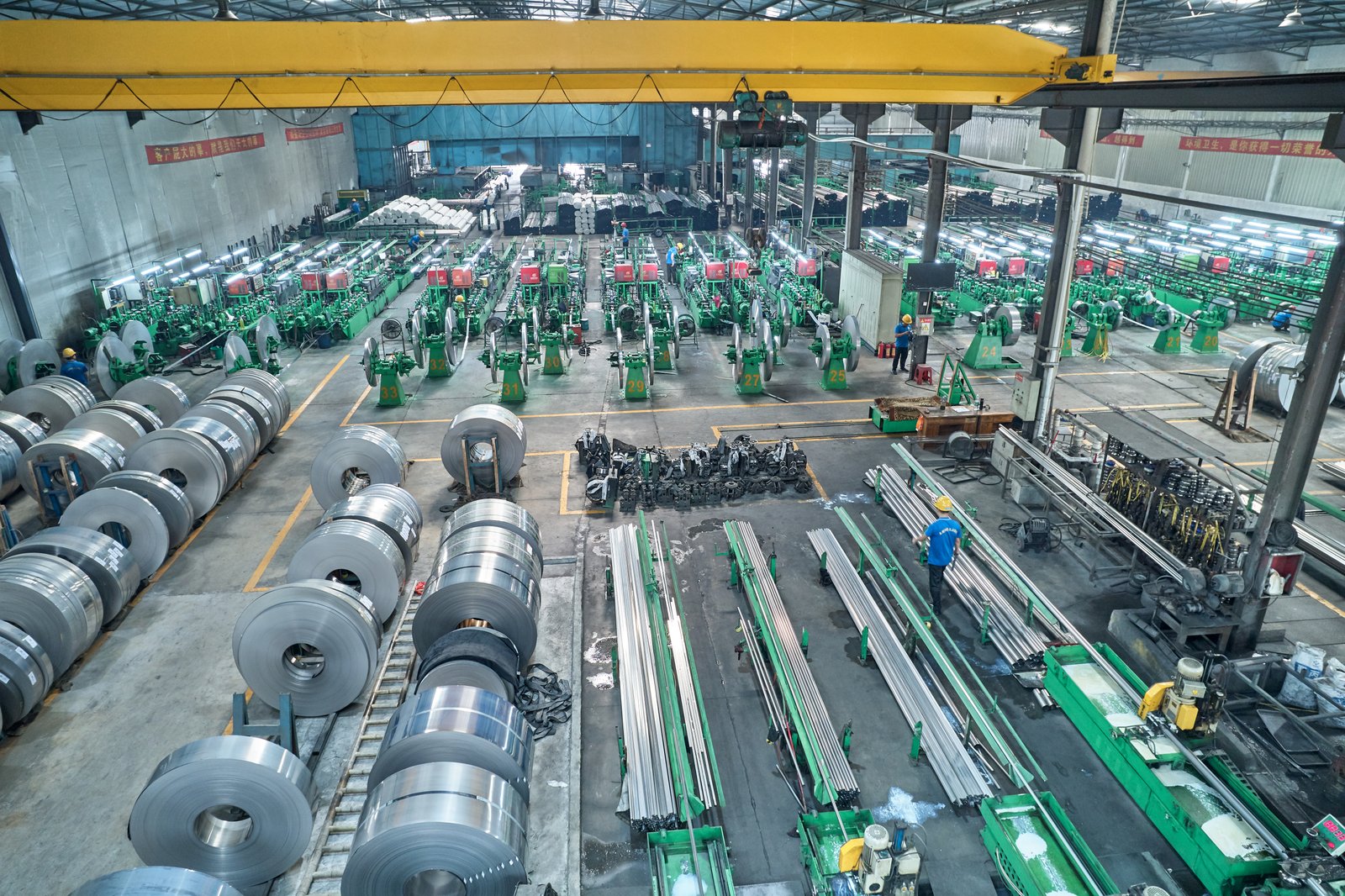 Automated welding pipe production lines